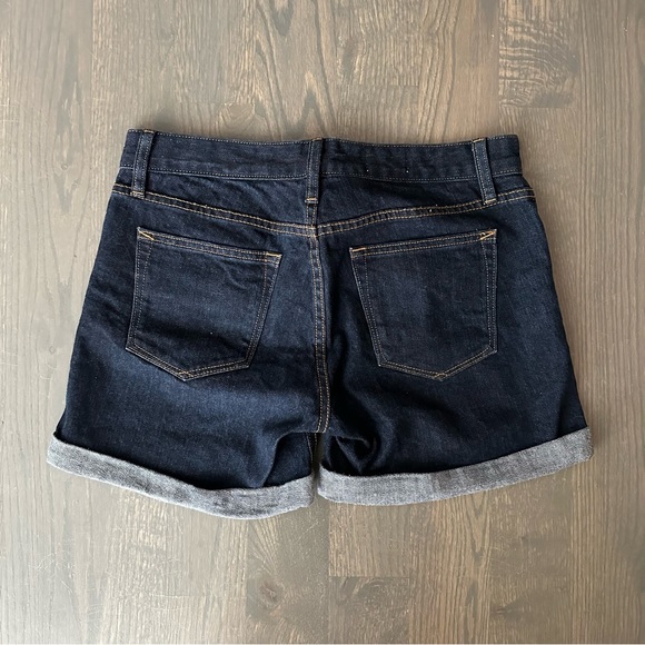 GAP Roll-Cuff Real Straight Denim Shorts - Picture 2 of 6